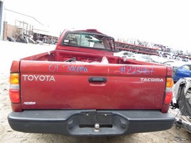 2001 Toyota Tacoma SR5 Burgundy Standard Cab 2.7L MT 4WD #Z23457